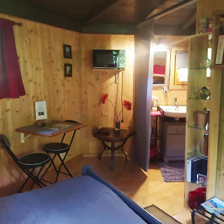 Cerise Dans L'arbre Etapeboisee Glamping